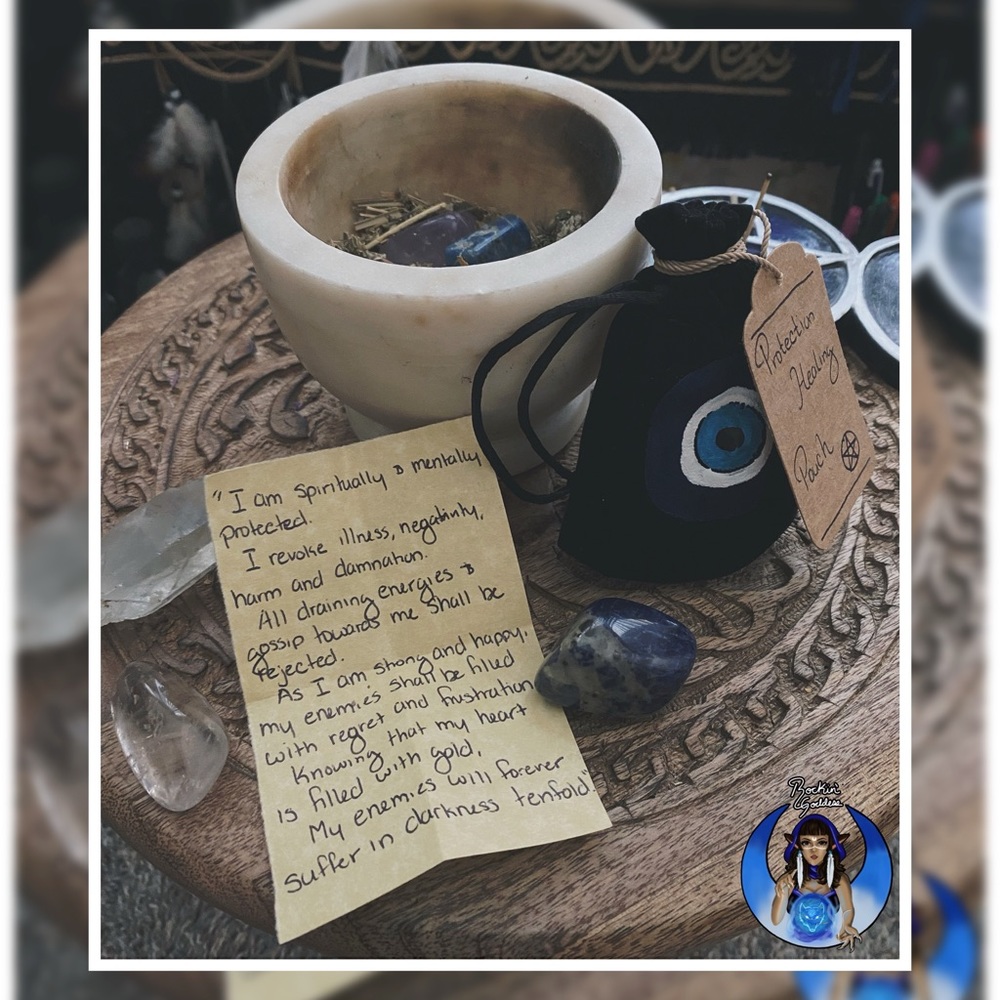 “Protection Healing/Evil Eye” Magick Pouch